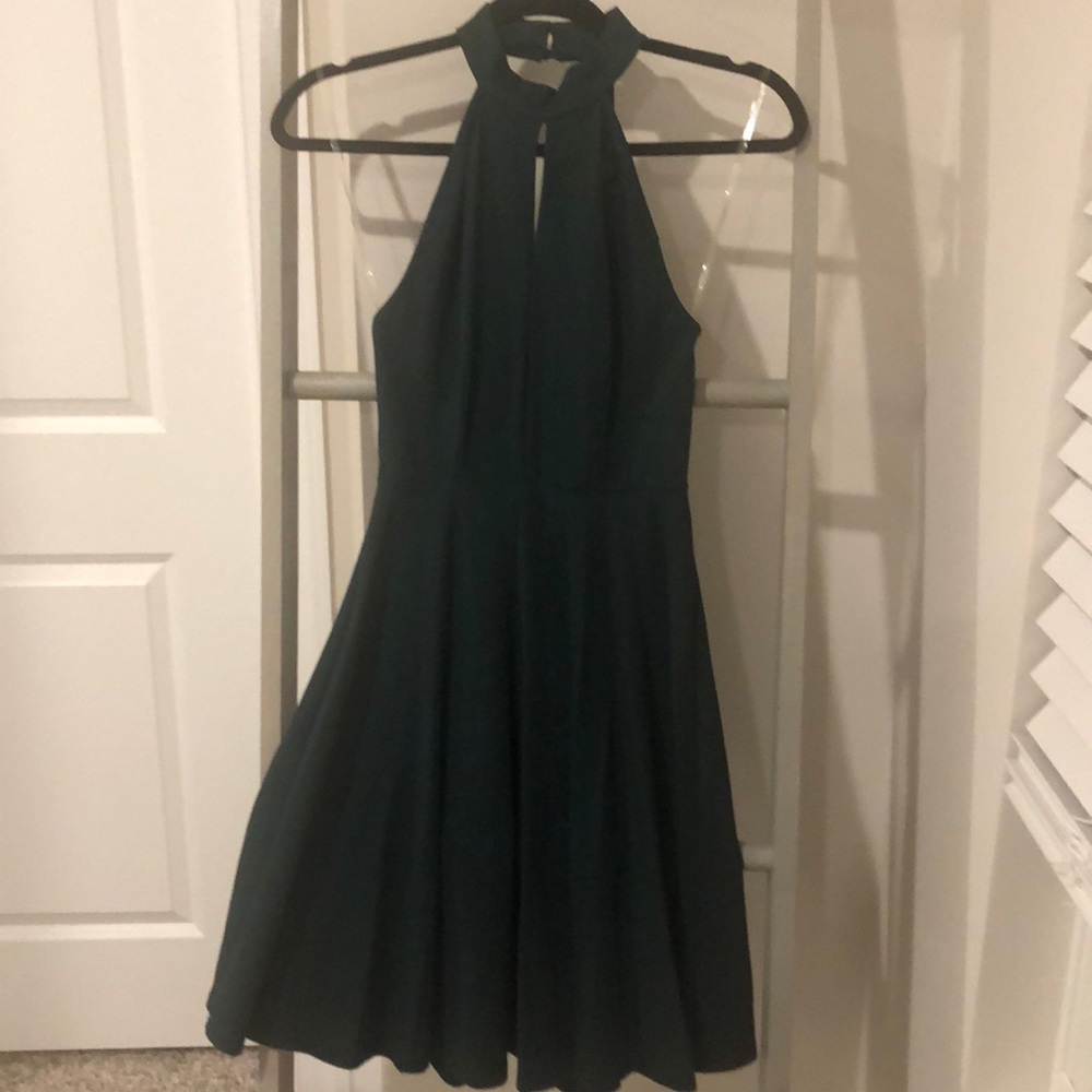 Altar’d state emerald backless dress